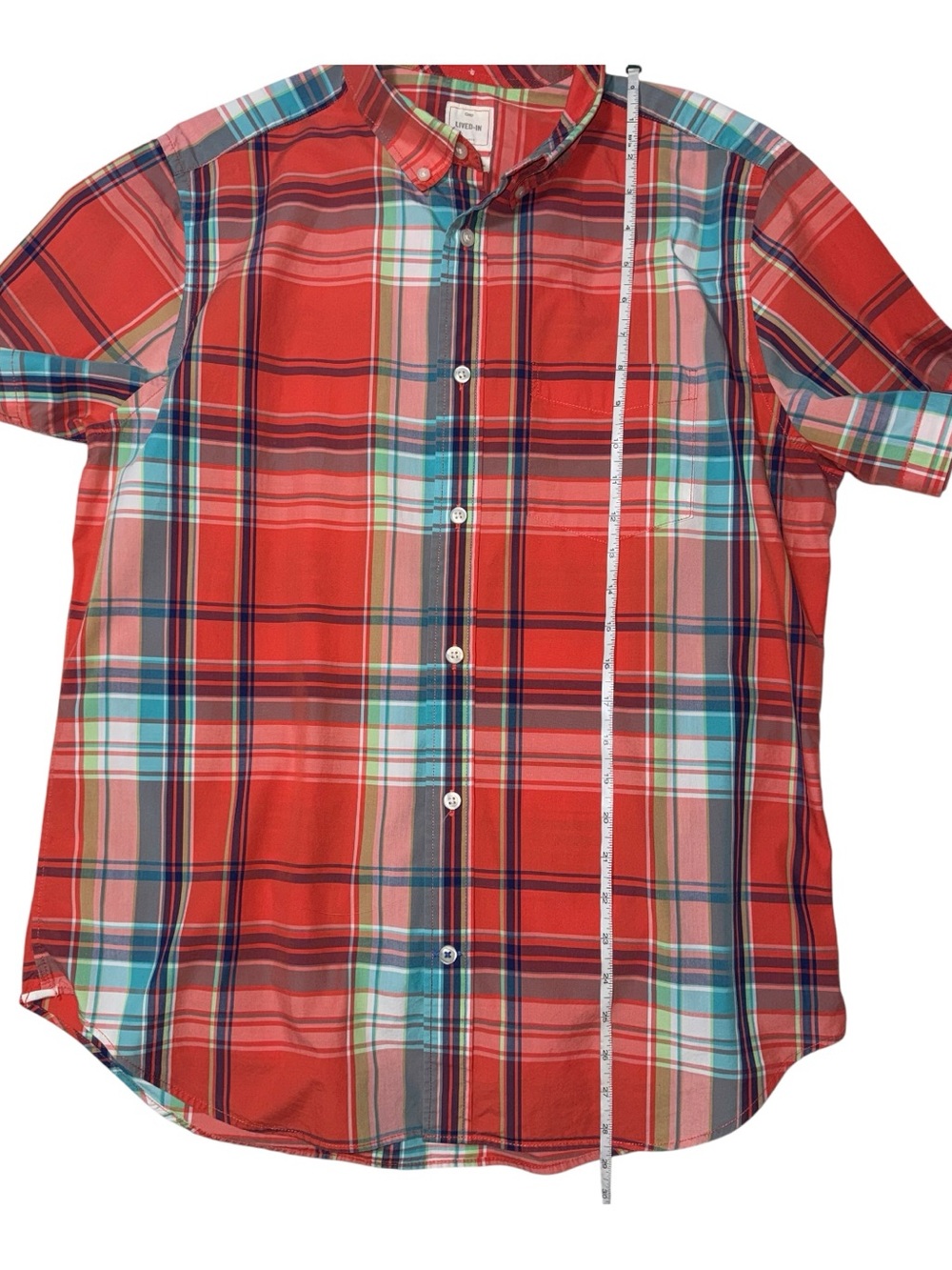 GAP (EUC) Men’s 100% Cotton Button Up, Size Large - Picture 7 of 8